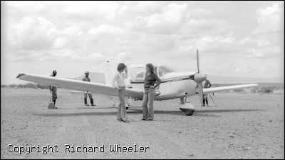 Barbara Wheeler and Anne Holmes taking a comfort break in 1979. - Click to view high resolution version