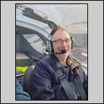 Matt after regaining his medical Class Two certificate and checking out in G XARA.
